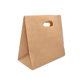 Bolsa Kraft 28X28X15Cm Asa Troquel plast