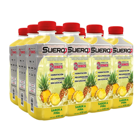 SUEROX 630ML PIÑA 1x12