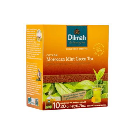 TE VERDE DILMAH GOURMET MENTA 1X10