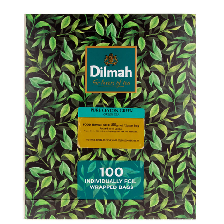 TE VERDE DILMAH GOURMET PURE GREEN TEA 1X100