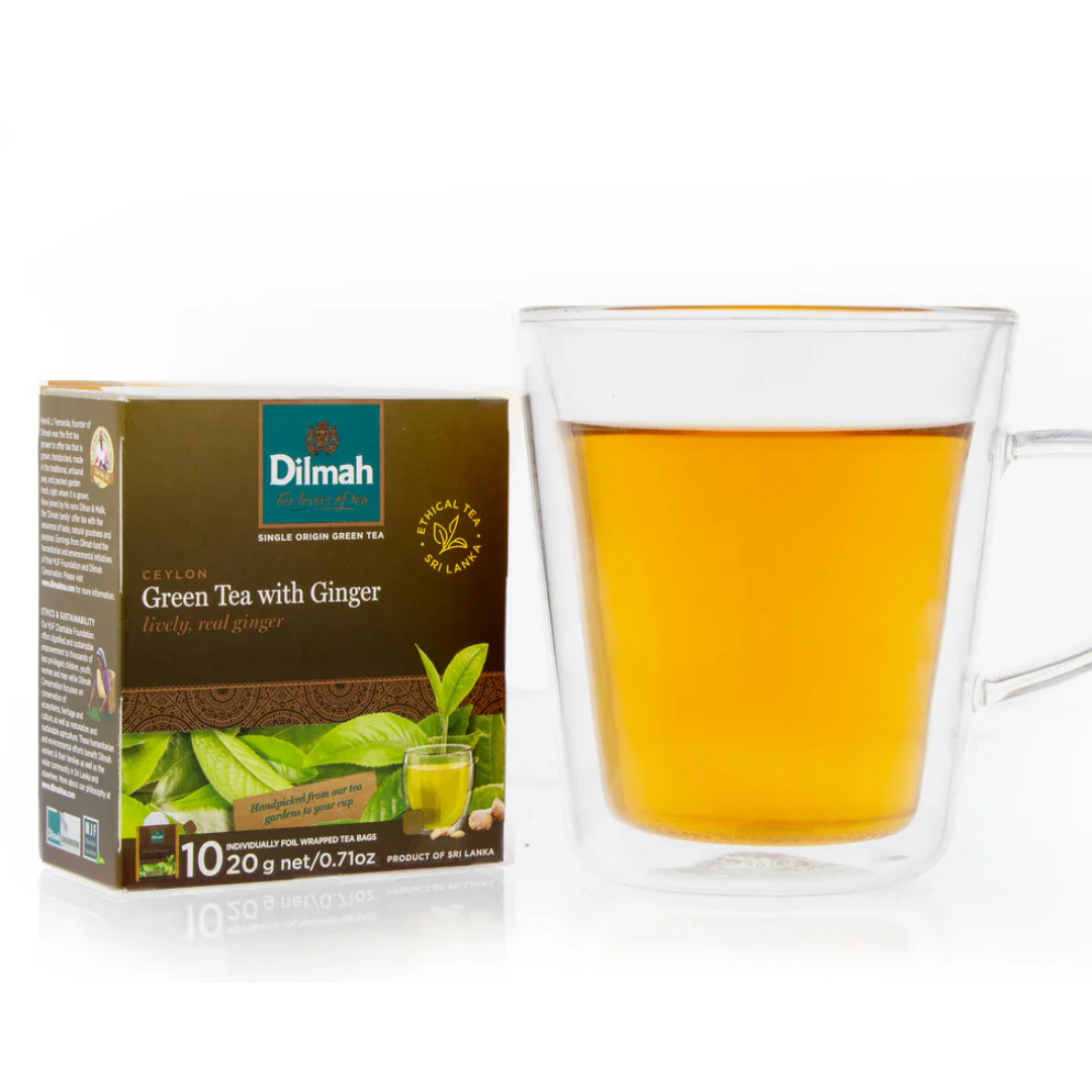 TE VERDE DILMAH JENGIBRE CEYLON 1X10