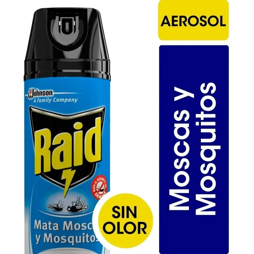 RAID MARA MOSCA Y MOSQUITOS SIN OLOR 259 GRAMOS