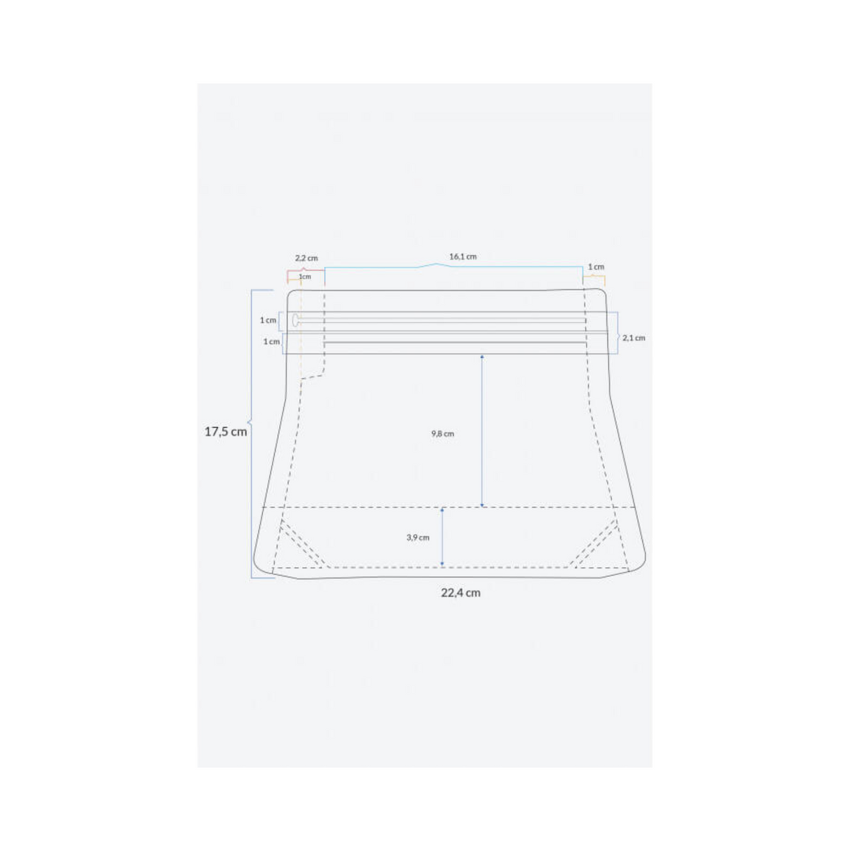 Bolsas Doypack Negras 195x175 mm. Modelo Skirt