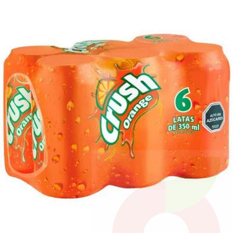 BEBIDA EN LATA CRUSH 350ML 1X6