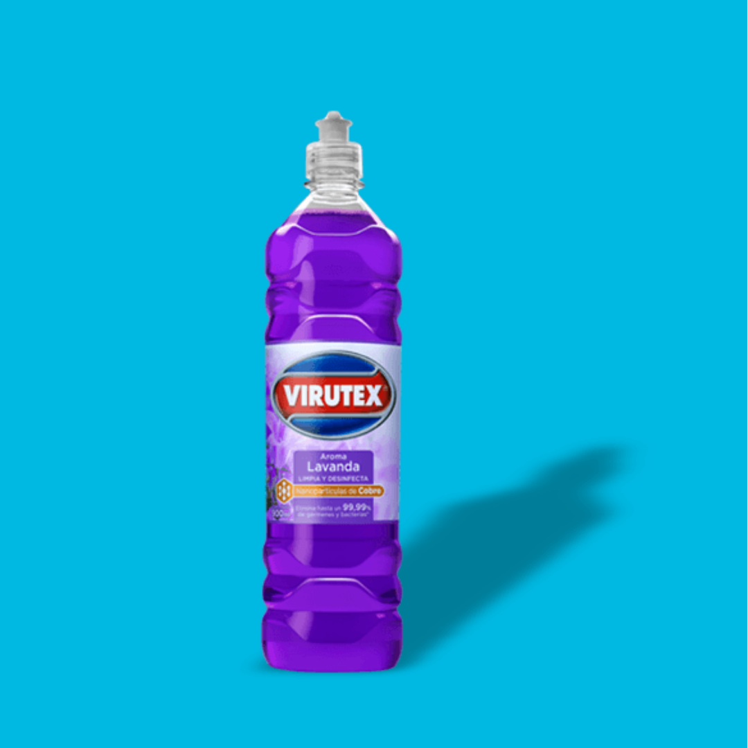 LIMPIADOR DESINFECTANTE LAVANDA 900CC VIRUTEX
