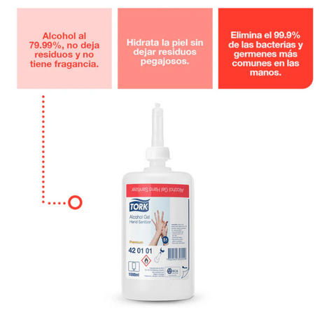 JA70012 TORK ALCOHOL GEL 1000 ML