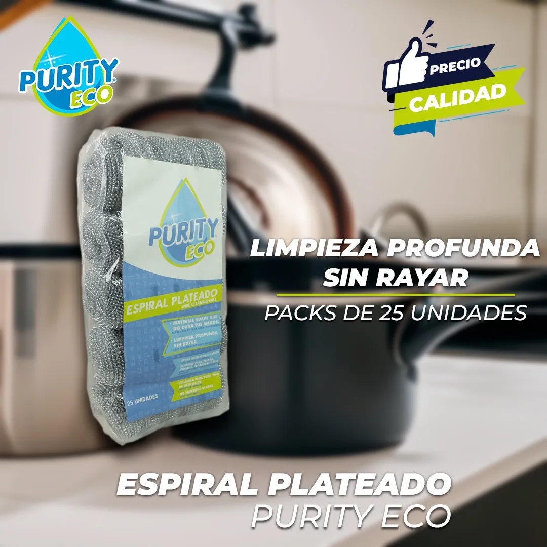 ESPONJA ESPIRAL PLATEADO