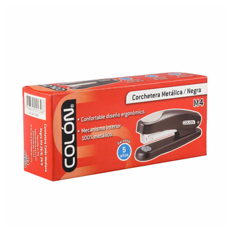 CORCHETERA COLON METAL MED. M -4 NEGRO-  