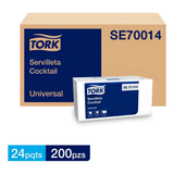 SE70055 TORK UNIVERSAL SERVILLETA COCKTAIL H/S 24 X200 HJ