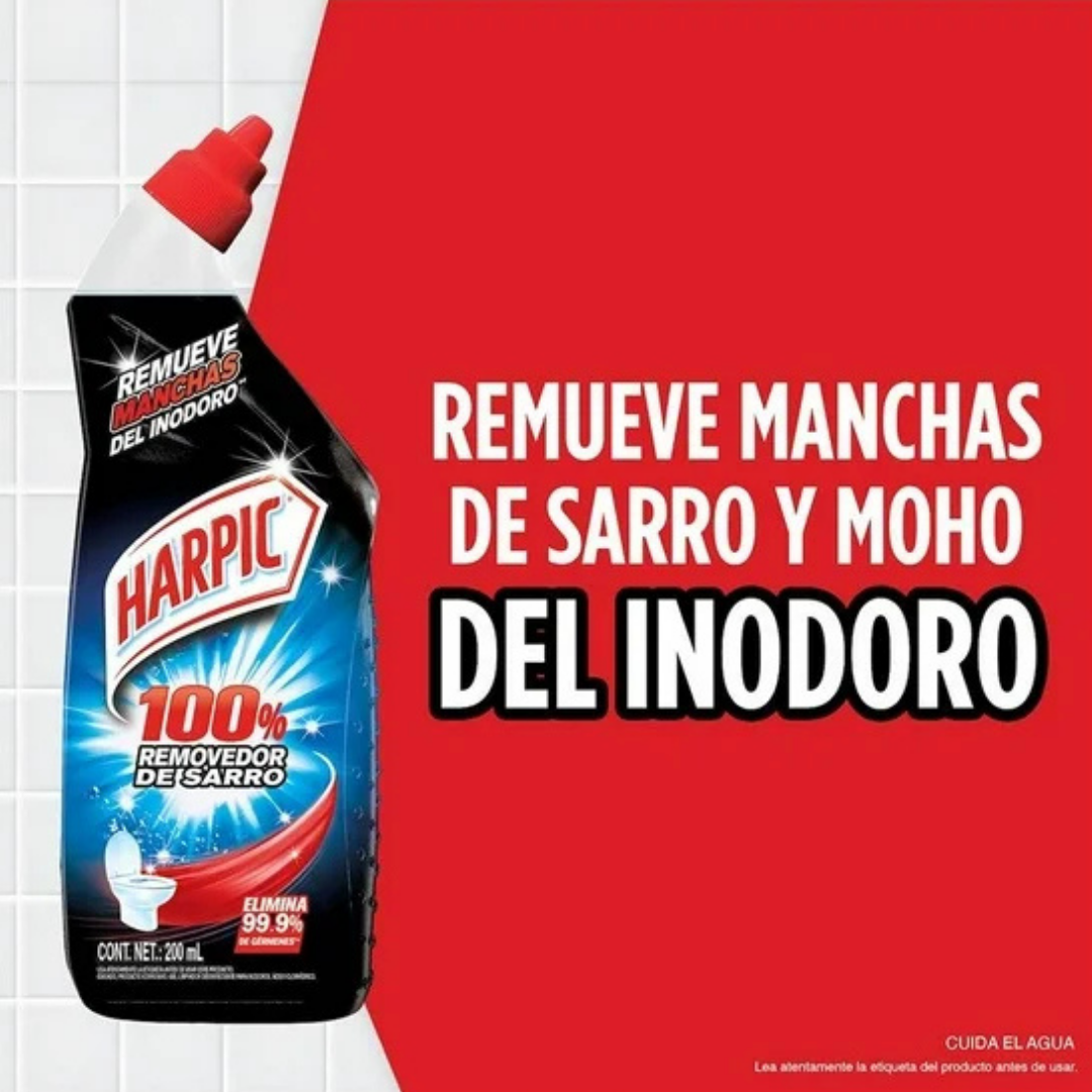 LIMPIADOR WC EXTRA FUERTE 200ML HARPIC
