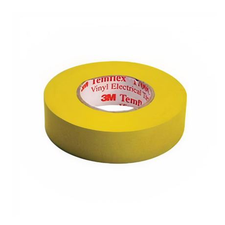 CINTA ELECTRICA AISLANTE TEMFLEX 3M 1500 AMARILLA 18MMX10M