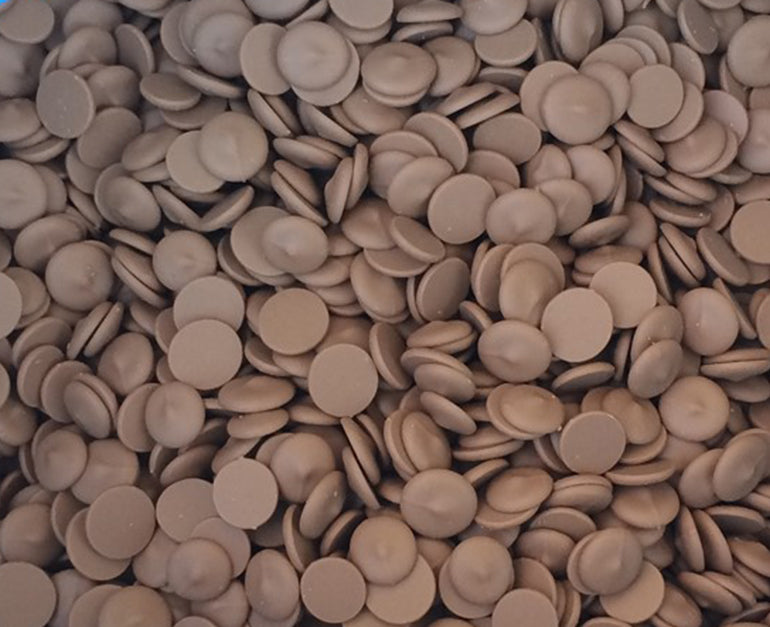 Chocolate Shine buttons Leche 20 kilos