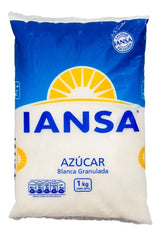 AZUCAR GRANULADA BLANCA IANSA 1 KILO
