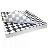 Papel antigrasa Ajedrez Negro 30X30Cm