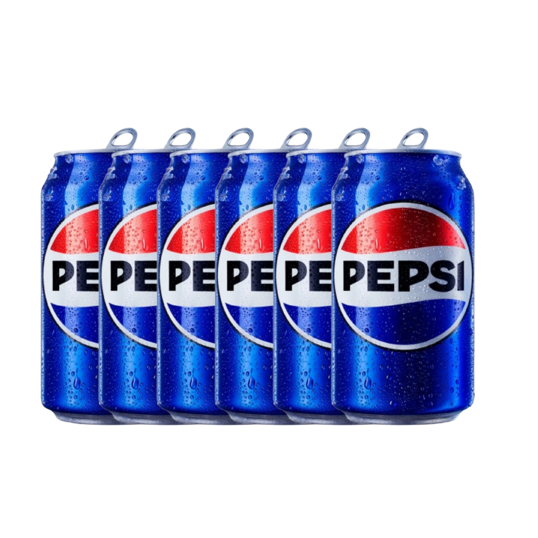 BEBIDA EN LATA PEPSI 350ML 1X6