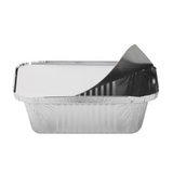 BANDEJA ALUMINIO 850 ML CON TAPA CARTON ALUMINIO (1X20) C20