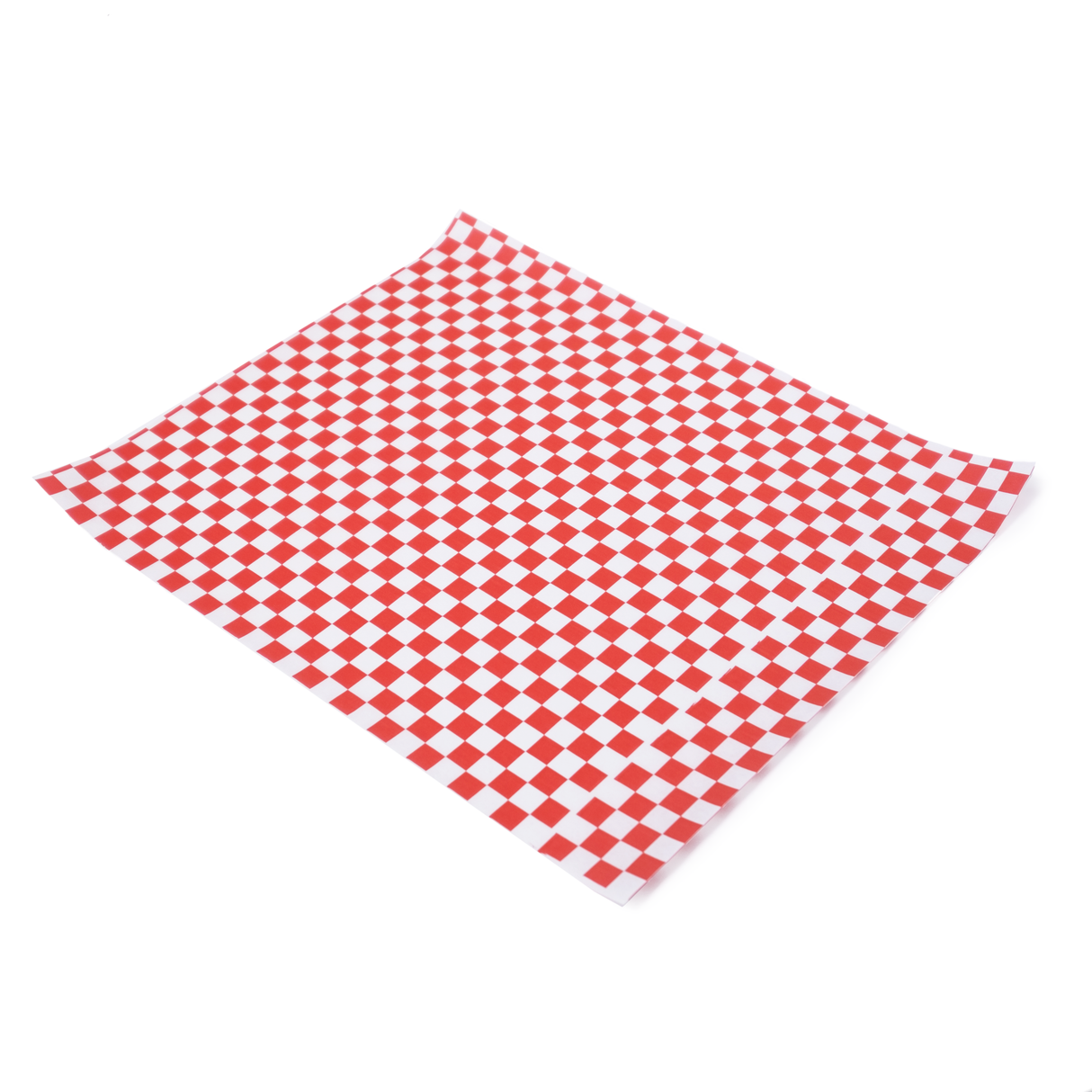 Papel antigrasa 28x34cm rojo/blanco