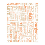 Papel antigrasa 28x34cm parole naranja