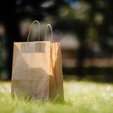 BOLSA PAPEL KRAFT CON ASA MANILLA BOLSPAC 30X12X42