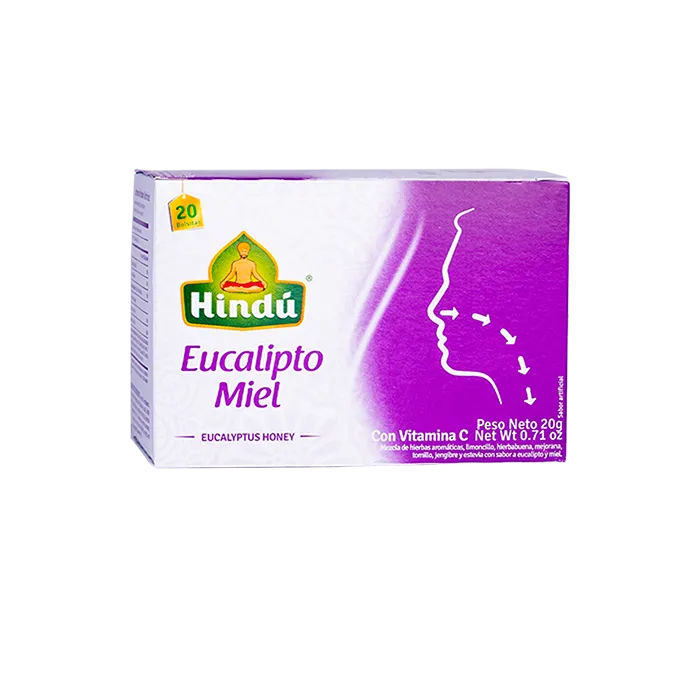 INFUSION HINDU EUCALIPTO MIEL X 20 UNIDADES