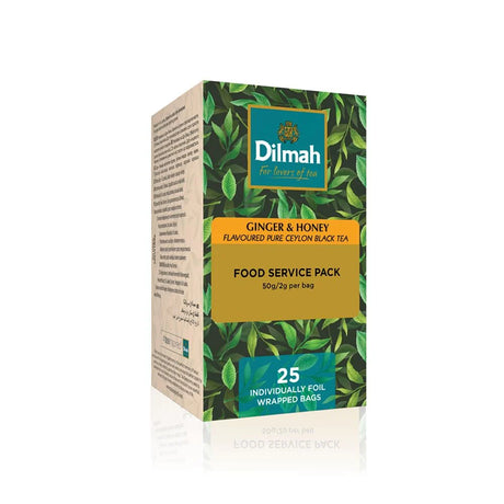 TE NEGRO DILMAH GOURMET JENGIBRE Y MIEL 1X25