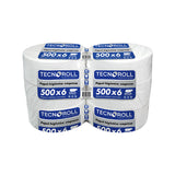 HIGIENICO TECNO ROLL HS PACK X 6 UN X 500 MTS