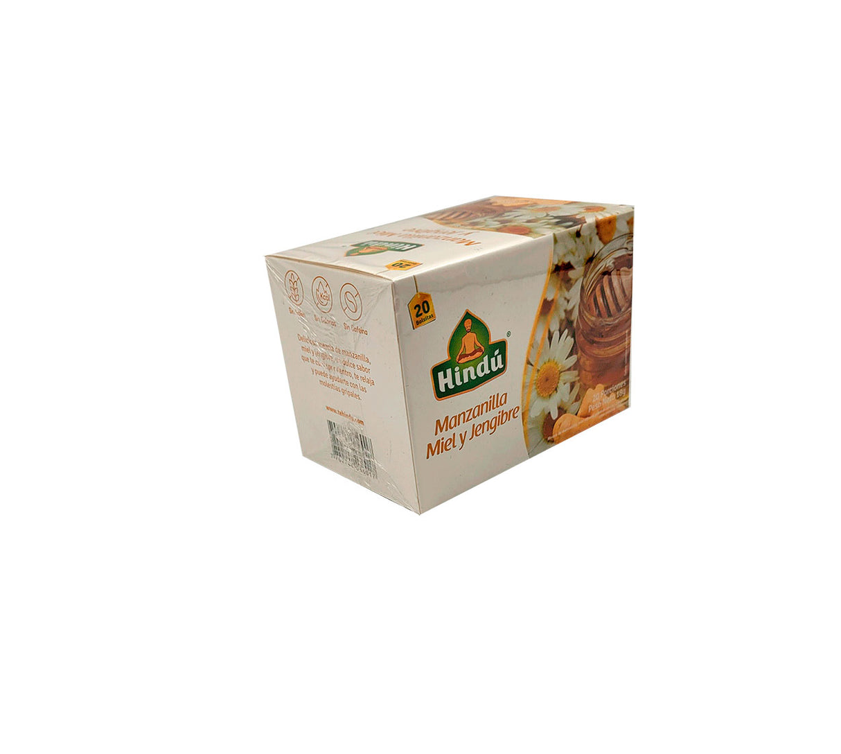AROMATICA HINDU MANZANILLA MIEL Y JENGIBRE X 20 U
