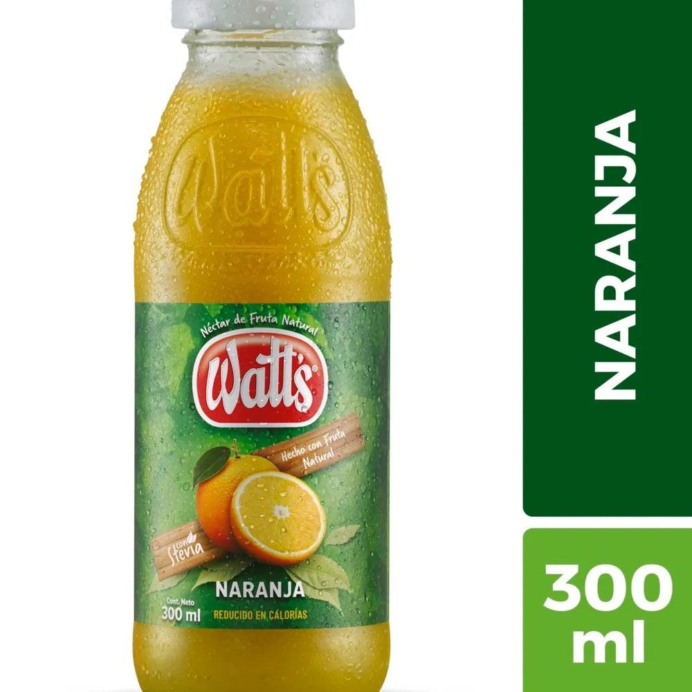 WATTS BOCA ANCHA NARANJA  300X24