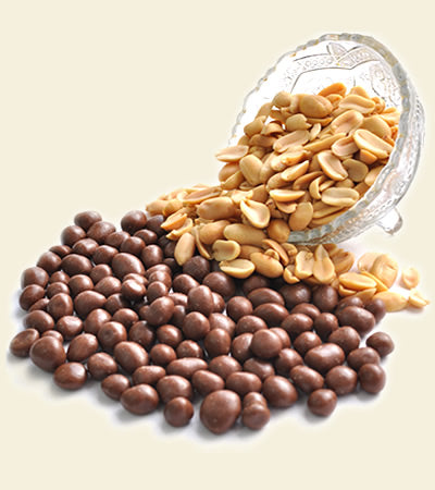 MANI CUBIERTO CON CHOCOLATE