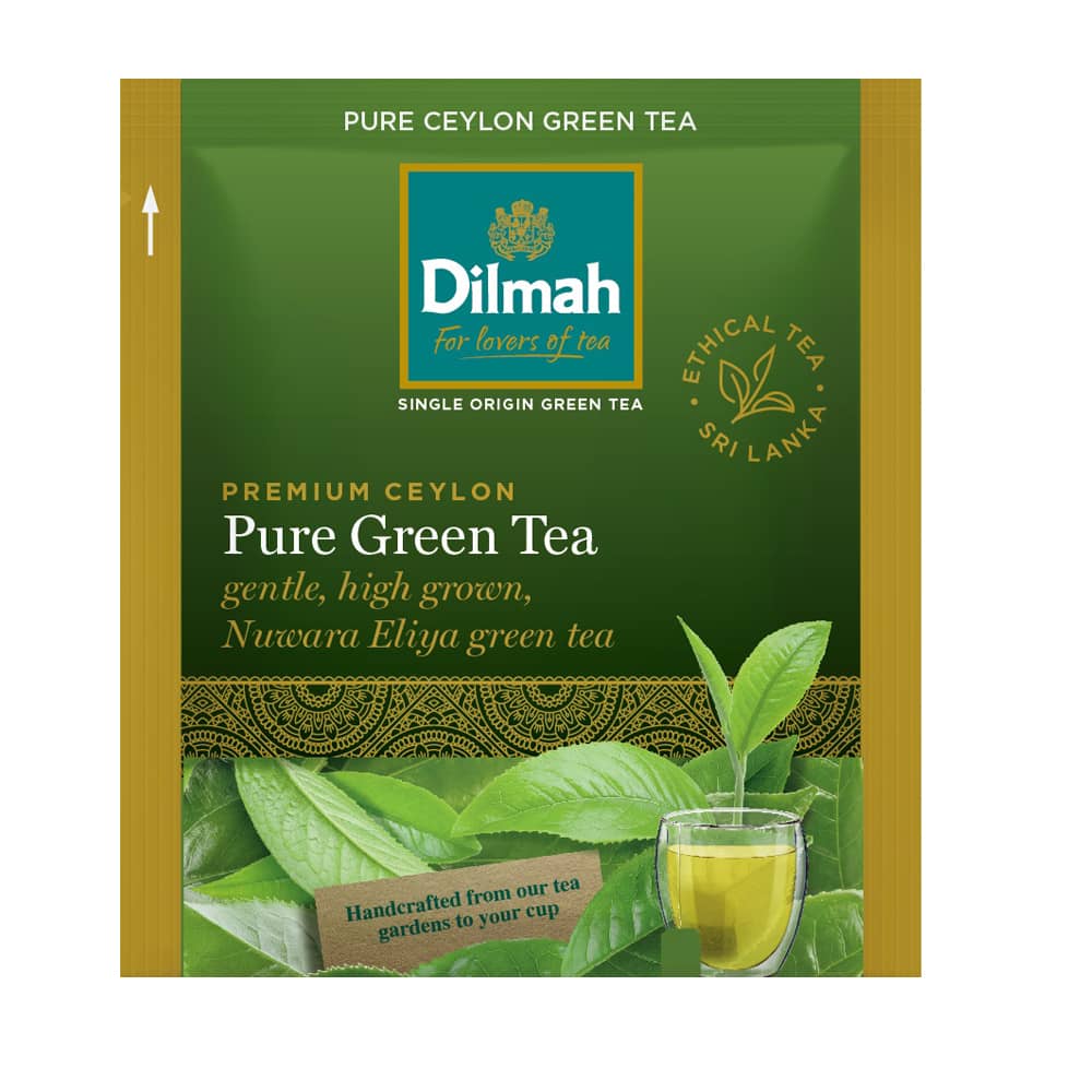 TE VERDE DILMAH GOURMET PURE GREEN TEA 1X100